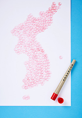 포토 JPG 스튜디오촬영 실내 사람없음 빨간색 도장 투표 선거 사회이슈 오브젝트 한반도 선거관리위원회 기표문양 국내포토 문양 컬러 컨셉 내부 민주주의 파일형식