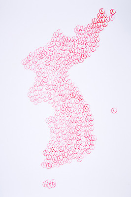 포토 JPG 스튜디오촬영 실내 사람없음 도장 투표 선거 사회이슈 오브젝트 한반도 기표문양 국내포토 문양 컨셉 내부 민주주의 파일형식