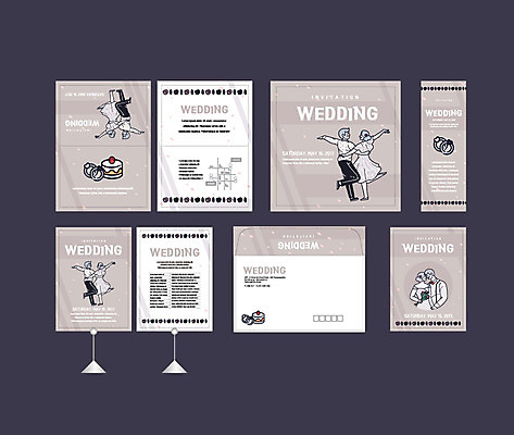 템플릿 배너템플릿 여자 남자 결혼 사람 이벤트 성인 두명 세트 케이크 현수막 춤 전단 결혼반지 엽서 초대장 약도 소봉투 행사세트 행사템플릿 AI파일 배너 지도 문화예술 디저트 편지봉투 카드_감사 반지 편지 홍보물 파일형식 벡터