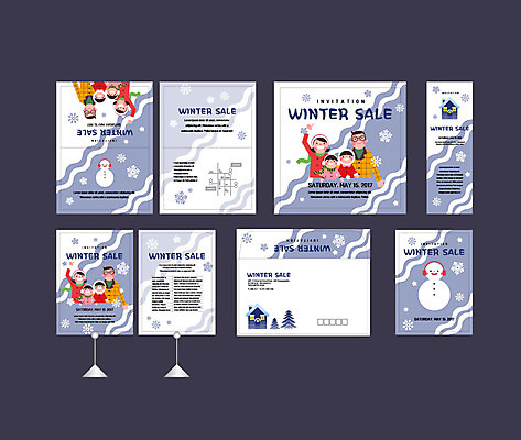 템플릿 배너템플릿 여자 남자 어린이 겨울 가족 눈사람 주택 사람 이벤트 여러명 상반신 성인 세트 세일 현수막 눈송이 전단 엽서 초대장 약도 소봉투 행사세트 행사템플릿 AI파일 배너 계절 다수 지도 관계 편지봉투 카드_감사 눈_날씨 건물 편지 홍보물 파일형식 벡터