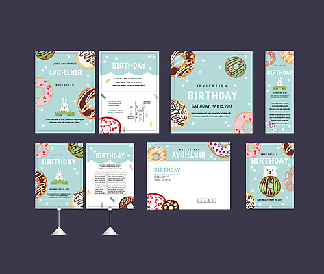 템플릿 한마리 배너템플릿 이벤트 사람없음 세트 다양 현수막 토끼 생일 도넛 전단 북극곰 엽서 초대장 약도 반려 소봉투 행사세트 행사템플릿 AI파일 1 배너 기념일 다수 지도 곰 포유류 디저트 편지봉투 카드_감사 반려동물 편지 홍보물 파일형식 벡터