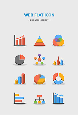 도형 아이콘 화살표 비즈니스 사람없음 세트 원형 막대그래프 플랫아이콘 비즈니스아이콘 원그래프 조직도 2D아이콘 AI파일 그래프 파일형식 벡터
