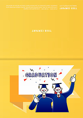 도형 템플릿 학생 여자 남자 카드템플릿 학사모 졸업 청소년 폭죽 손짓 상반신 두명 축하 최고 초대장 축하카드 이미지템플릿 AI파일 모자_잡화 교육 컨셉 모션 카드_감사 사람 파일형식 벡터