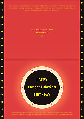 도형 템플릿 카드템플릿 사람없음 축하 점 원형 생일 초대장 네온 축하카드 생일축하 생일카드 이미지템플릿 AI파일 기념일 컨셉 카드_감사 파일형식 벡터