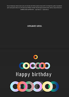 도형 템플릿 카드템플릿 사람없음 축하 원형 생일 초대장 네온 축하카드 생일축하 그라데이션 생일카드 이미지템플릿 AI파일 기념일 컨셉 카드_감사 파일형식 벡터