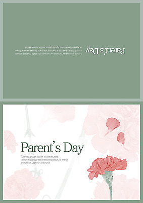 템플릿 꽃잎 꽃 카드템플릿 사람없음 감사카드 어버이날 카네이션 감사 5월행사 이미지템플릿 AI파일 식물 기념일 감정 카드_감사 이벤트 5월 파일형식 벡터