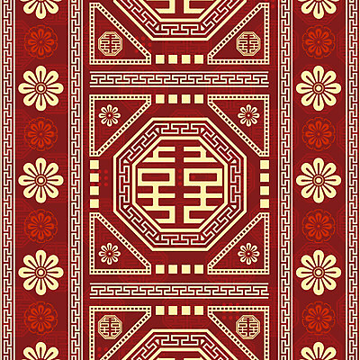 한국전통 전통 꽃 백그라운드 꽃무늬 패턴 일러스트 사람없음 빨간색 전통무늬 전통문양 한자 화려 단청 국내일러스트 AI파일 식물 문자 문양 컬러 컨셉 무늬 한국 파일형식 벡터
