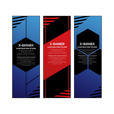 템플릿 배너 배너템플릿 세로배너 사각프레임 사람없음 줄무늬 현수막 육각형 배너세트 엑스배너 AI파일 도형 무늬 프레임 세로 세트 사각형 파일형식 벡터
