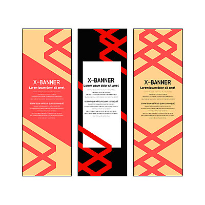 템플릿 배너 배너템플릿 세로배너 선 사각프레임 사람없음 주황색 현수막 배너세트 엑스배너 AI파일 컬러 프레임 세로 세트 사각형 파일형식 벡터