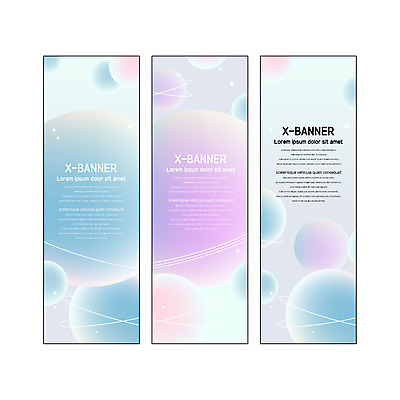 템플릿 배너 배너템플릿 세로배너 사각프레임 사람없음 여러개 행성 현수막 원형 파스텔톤 배너세트 엑스배너 AI파일 도형 컬러 다수 프레임 세로 세트 우주 사각형 파일형식 벡터