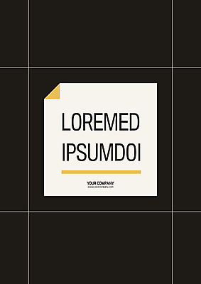 템플릿 표지 선 사람없음 검은색 메모지 프레젠테이션 문서템플릿 서식 레이아웃 문서 제안서 접기 이미지템플릿 AI파일 컬러 모션 사무용품 파일형식 벡터