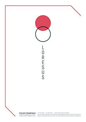 템플릿 표지 선 사람없음 빨간색 원형 프레젠테이션 문서템플릿 서식 레이아웃 문서 제안서 겹침 이미지템플릿 AI파일 도형 컬러 파일형식 벡터