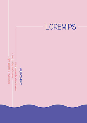 템플릿 표지 물결 선 분홍색 사람없음 파란색 프레젠테이션 문서템플릿 서식 레이아웃 문서 제안서 이미지템플릿 AI파일 컬러 파일형식 벡터