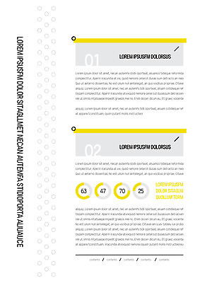 템플릿 내지 사람없음 숫자 노란색 물방울무늬 프레젠테이션 문서템플릿 서식 레이아웃 문서 제안서 원그래프 이미지템플릿 AI파일 문자 컬러 무늬 그래프 파일형식 벡터