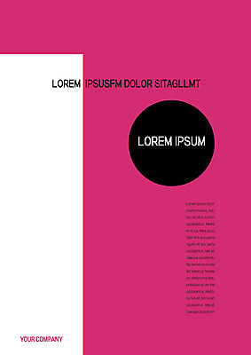 템플릿 표지 분홍색 사람없음 원형 프레젠테이션 문서템플릿 서식 레이아웃 문서 제안서 이미지템플릿 AI파일 도형 컬러 파일형식 벡터