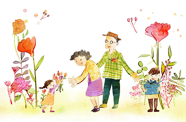 전신 PSD 여자 할아버지 노년 남자 꽃 할머니 어린이 꽃다발 일러스트 가족 팔벌리기 사랑 사람 여러명 선물상자 노부부 어버이날 손주 카네이션 즐거움 주기 감사 5월행사 가정의달 국내일러스트 식물 부부 기념일 감정 다수 관계 모션 선물 이벤트 성인 상자 5월 파일형식