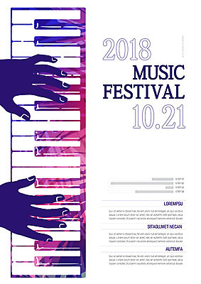 템플릿 손 포스터 악기 사람없음 신체부위 공연 건반 피아노 그라데이션 음악축제 포스터템플릿 이미지템플릿 AI파일 음악 사람 이벤트 축제 건반악기 파일형식 벡터