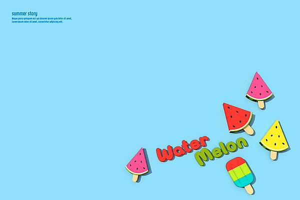 PSD 편집이미지 백그라운드 여름음식 수박 사람없음 여름 3D소스 3D 디지털합성 오브젝트 수박씨 막대아이스크림 수박모양 여름배경 제철음식 제철과일 편집3D 모양 계절 음식 과일 아이스크림 씨앗 제철 파일형식 여름_계절