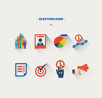 아이콘 그래프 사람없음 세트 확성기 과녁판 잡지 투표 선거 사회이슈 체크표시 손모양 체크리스트 기표문양 AI파일 모양 문양 컨셉 간행물 민주주의 확인 파일형식 벡터 손_신체부위
