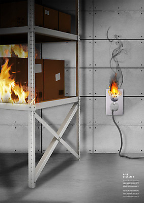 PSD 편집이미지 불 선반 사람없음 연기 콘센트 플러그 종이상자 창고 화재 재고 이미지편집 자연요소 가구 상자 상품 사건 파일형식