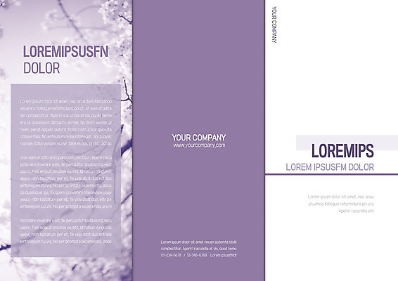 템플릿 편집 표지디자인 북디자인 출판디자인 표지 리플렛 백그라운드 북커버 3단접지 꽃나무 팜플렛 사람없음 보라색 이미지템플릿 AI파일 나무 꽃 컬러 파일형식 벡터