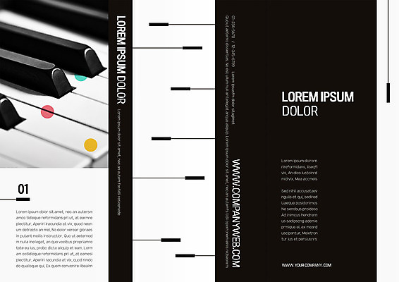 템플릿 편집 표지디자인 북디자인 출판디자인 표지 악기 리플렛 백그라운드 북커버 3단접지 팜플렛 사람없음 검은색 원형 피아노건반 건반 건반악기 이미지템플릿 AI파일 도형 음악 컬러 피아노 파일형식 벡터