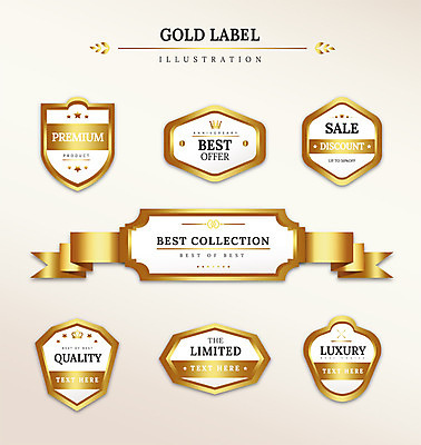 도형 별 리본 일러스트 왕관 프레임 사람없음 세트 라벨 세일 금색 최고 고급 국내일러스트 AI파일 자연요소 컬러 컨셉 파일형식 벡터