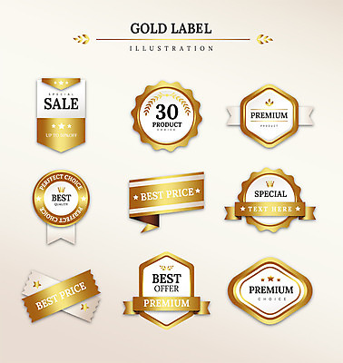 도형 별 리본 일러스트 왕관 프레임 사람없음 세트 라벨 세일 금색 최고 고급 스페셜 프리미엄 국내일러스트 AI파일 자연요소 컬러 컨셉 파일형식 벡터