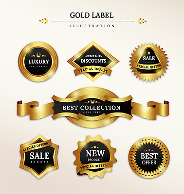 도형 리본 일러스트 왕관 새로움 프레임 사람없음 세트 라벨 세일 금색 최고 원형 고급 국내일러스트 AI파일 컬러 컨셉 파일형식 벡터
