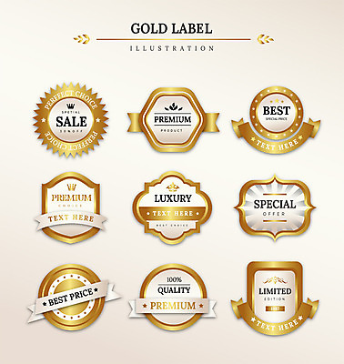 도형 별 리본 일러스트 왕관 프레임 사람없음 세트 라벨 세일 금색 최고 고급 국내일러스트 AI파일 자연요소 컬러 컨셉 파일형식 벡터