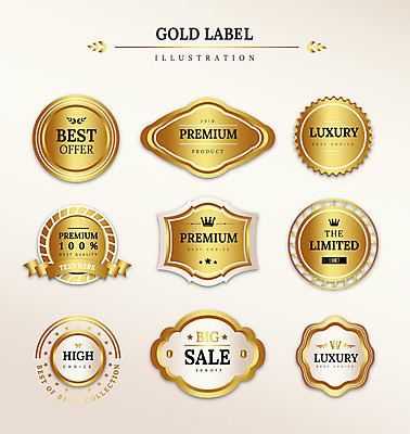 도형 별 리본 일러스트 왕관 프레임 사람없음 세트 라벨 세일 금색 최고 고급 국내일러스트 AI파일 자연요소 컬러 컨셉 파일형식 벡터