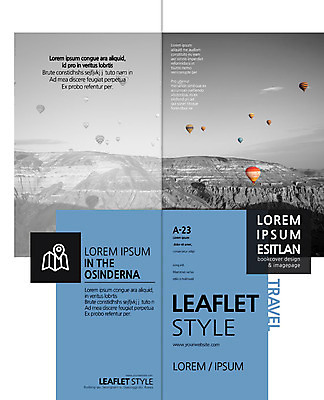 PSD 템플릿 표지디자인 북디자인 출판디자인 표지 리플렛 지도 2단접지 북커버 하늘 흑백 팜플렛 사람없음 여러개 열기구 위치 이미지템플릿 다수 항공교통 촬영기법 파일형식