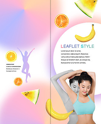 PSD 템플릿 표지디자인 북디자인 출판디자인 여자 표지 리플렛 다이어트 2단접지 북커버 오렌지 수박 바나나 건강 한명 사람 팜플렛 상반신 20대 성인 운동 스트레칭 한국인 물방울 자몽 몸매 성인여자한명만 이미지템플릿 1 과일 동양인 청년 여자한명만 성인여자만 파일형식