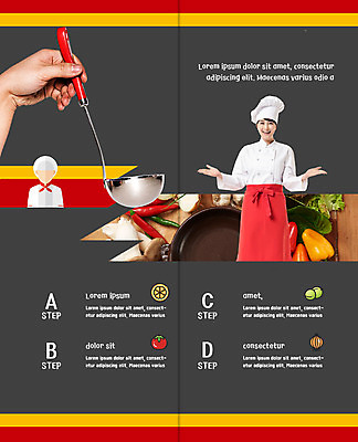 PSD 템플릿 표지디자인 북디자인 출판디자인 여자 내지 리플렛 2단접지 북커버 재료 고추 팔벌리기 파프리카 마늘 요리사모자 한명 미소 사람 팜플렛 상반신 20대 성인 요리사 한국인 조리복 국자 뚝배기 성인여자한명만 이미지템플릿 직업 모자_잡화 1 유니폼 채소 모션 주방용품 표정 동양인 청년 여자한명만 성인여자만 파일형식