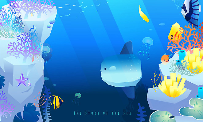 바다 여러마리 일러스트 불가사리 사람없음 바닷속 바다동물 암석 산호 산호초 열대어 해파리 국내일러스트 AI파일 동물 다수 극피동물 어류 수중 수중동물 돌_바위 수중식물 자포동물 파일형식 벡터