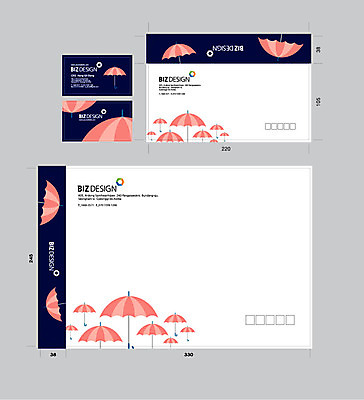 템플릿 우산 명함 명함템플릿 서류봉투 편지봉투 사람없음 세트 여러개 펼침 패키지 봉투템플릿 우편봉투 비즈디자인 봉투디자인 이미지템플릿 AI파일 다수 모션 봉투 편지 우편물 파일형식 벡터