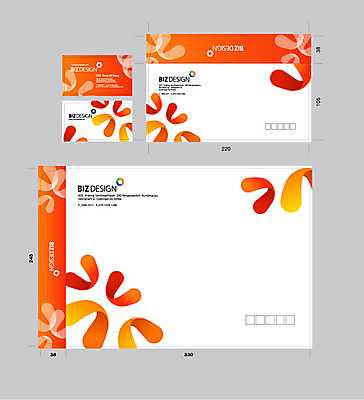 템플릿 명함 명함템플릿 서류봉투 편지봉투 사람없음 세트 주황색 패키지 그라데이션 봉투템플릿 우편봉투 비즈디자인 봉투디자인 이미지템플릿 AI파일 컬러 봉투 편지 우편물 파일형식 벡터