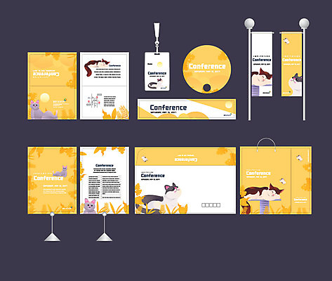 템플릿 배너템플릿 여러마리 나뭇잎 이벤트 사람없음 반려동물 세트 쇼핑백 고양이 현수막 전단 엽서 초대장 패키지 직사각형 사원증 박람회 반려 손부채 기업홍보 소봉투 행사세트 행사템플릿 AI파일 도형 동물 배너 다수 잎 가방 비즈니스 포유류 편지봉투 카드_감사 편지 홍보물 파일형식 벡터