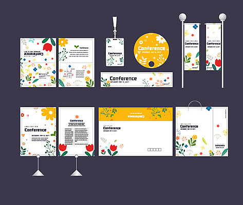 템플릿 배너템플릿 꽃 여러송이 나뭇잎 이벤트 사람없음 세트 쇼핑백 다양 현수막 전단 엽서 초대장 패키지 직사각형 사원증 박람회 손부채 기업홍보 소봉투 행사세트 행사템플릿 AI파일 도형 식물 배너 다수 잎 가방 비즈니스 편지봉투 카드_감사 편지 홍보물 파일형식 벡터