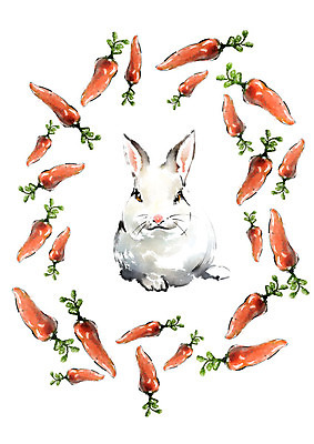 PSD 동물 한마리 일러스트 캘리그라피 사람없음 여러개 당근 토끼 국내일러스트 1 다수 포유류 뿌리채소 반려동물 파일형식