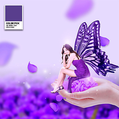 전신 PSD 편집이미지 여자 꽃잎 꽃 나비 날개 손바닥 한명 미소 사람 앉기 20대 성인 보라색 턱괴기 한국인 성인여자한명만 내려보기 울트라바이올렛 이미지편집 식물 1 손 컬러 곤충 모션 표정 동양인 청년 여자한명만 성인여자만 파일형식 트랜드컬러