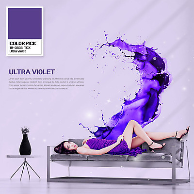 전신 PSD 편집이미지 응시 원피스 여자 탁자 한명 사람 성인 소파 눕기 꽃병 보라색 물감 한국인 뿌리기 성인여자한명만 울트라바이올렛 이미지편집 1 시선 옷 꽃 컬러 가구 의자 모션 동양인 미술도구 여자한명만 성인여자만 파일형식 트랜드컬러