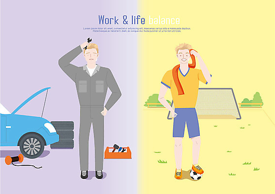 전신 남자 일러스트 축구공 자동차 휴식 사람 성인 두명 수건 운동 축구 운동장 공구 수리 균형 공구함 즐거움 타이어 축구복 축구골대 정비공 카센터 힘듦 워라밸 국내일러스트 AI파일 감정 육상교통 컨셉 공 축구용품 스포츠시설 건강 운동복 위생용품 구기 공간 도구 센터 기술자 골대 신조어 파일형식 벡터