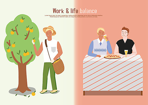 전신 남자 일러스트 휴식 피자 대화 사람 성인 세명 친구 식사 작업 균형 과수원 즐거움 땀 맥주잔 외식 과일따기 힘듦 워라밸 국내일러스트 AI파일 감정 컨셉 농업 술잔 관계 패스트푸드 서양음식 말하기 신조어 파일형식 벡터