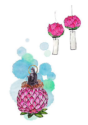 PSD 불교 일러스트 연꽃 사람없음 부처님오신날 불상 부처 연등 번짐 연등축제 국내일러스트 기념일 꽃 종교 축제 등불 불교용품 파일형식 효과