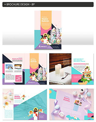 전신 템플릿 여자 남자 ZIP 리본 기독교 어린이 십자가 초 천사 사람 팜플렛 여러명 성경 예수 부활절계란 인디자인 INDD 이미지템플릿 종교 다수 종교용품 부활절 계란 신_종교 파일형식