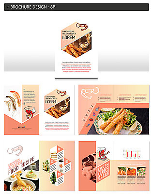 템플릿 ZIP 음식 그래프 요리 팜플렛 사람없음 샐러드 튀김 우동 레시피 새우튀김 인디자인 INDD 이미지템플릿 새우 면류 일본음식 파일형식