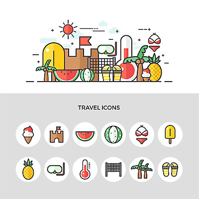 아이콘 수영복 여행 아이스크림 여름음식 슬리퍼 수박 해변 사람없음 여름 세트 비키니 야자수 네트 온도계 체온계 비치볼 파인애플 모래성 스노클링용품 막대아이스크림 제철음식 제철과일 2D아이콘 AI파일 나무 옷 계절 음식 모래 스포츠용품 스포츠 바다 신발 과일 공 디저트 바캉스용품 스노클링 열대과일 제철 파일형식 벡터 여름_계절