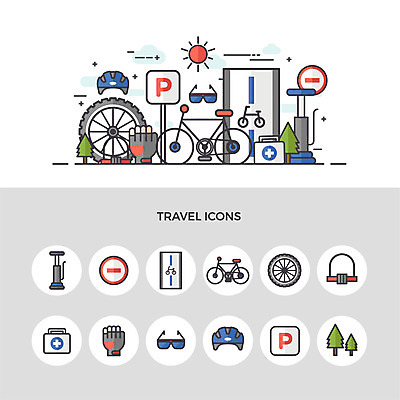 나무 아이콘 여행 장갑 고글 자물쇠 사람없음 세트 선글라스 자전거 금지 바퀴 구급상자 헬멧 타이어 주차장 펌프 자전거도로 2D아이콘 AI파일 식물 잡화 안경 바이크 의료용품 보호장비 전용도로 파일형식 벡터