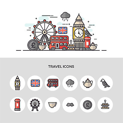 아이콘 여행 티타임 영국 사람없음 세트 동전 우체통 비 차 찻잔 콧수염 런던 비둘기 빅벤 이층버스 런던아이 2D아이콘 AI파일 자연요소 유럽 음료 돈 조류 날씨 휴식 잔 수염 버스 시계탑 랜드마크 파일형식 벡터